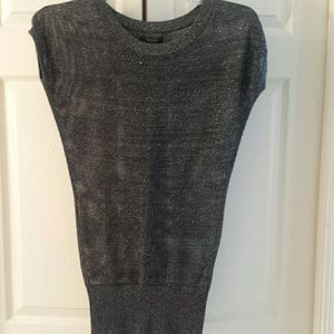 EXPRESS BLACK & SILVER SWEATER